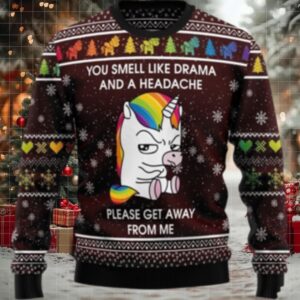 Funny Unicorn Ugly Christmas Sweater