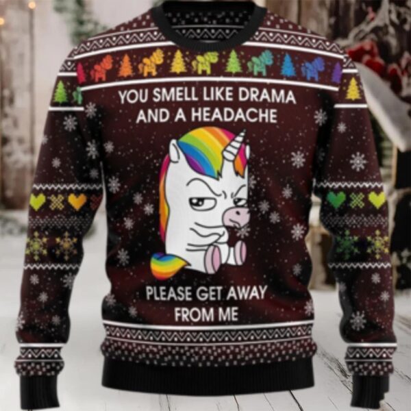 Funny Unicorn Ugly Christmas Sweater