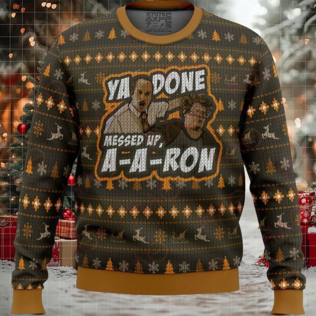 A A Ron Christmas Sweater on Model