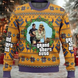 GTA Grand Theft Auto Ugly Christmas Sweater