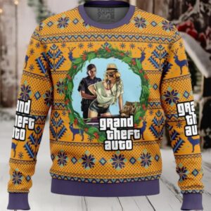 GTA Grand Theft Auto Ugly Christmas Sweater