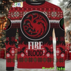 Game Of Thrones Fire Blood Targaryen Christmas Sweater