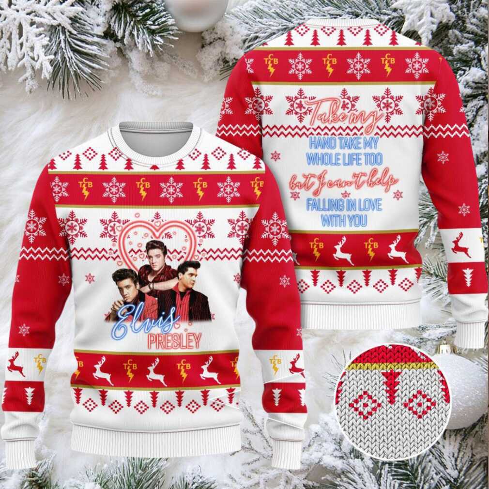 Gearhomie Who Is Listening To Elvis Presley Grandma Orange Ugly Christmas Sweater Gearhomie Who Is Listening To Elvis Presley Grandma Orange Ugly Christmas Sweater