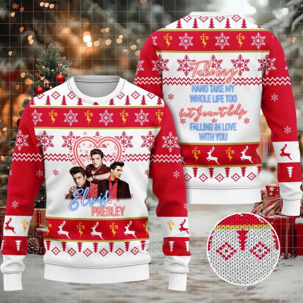 Gearhomie Who Is Listening To Elvis Presley Grandma Orange Ugly Christmas Sweater Gearhomie Who Is Listening To Elvis Presley Grandma Orange Ugly Christmas Sweater