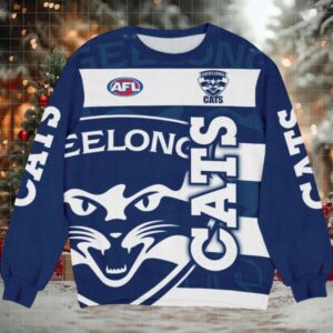 Geelong Cats AFL Ugly Christmas Sweater