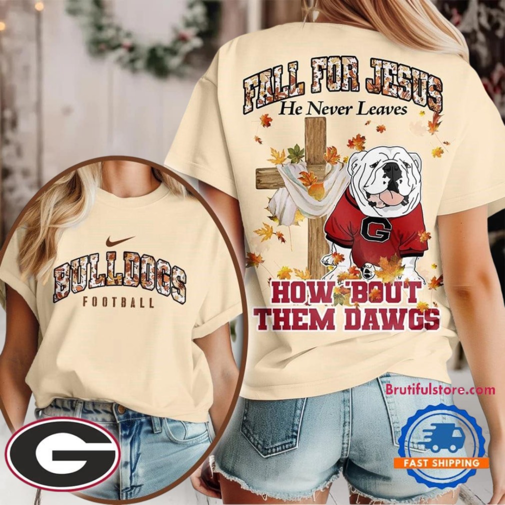 Georgia Bulldogs 2025 NCAA Season Fall For Jesus Unisex 3D Shirt