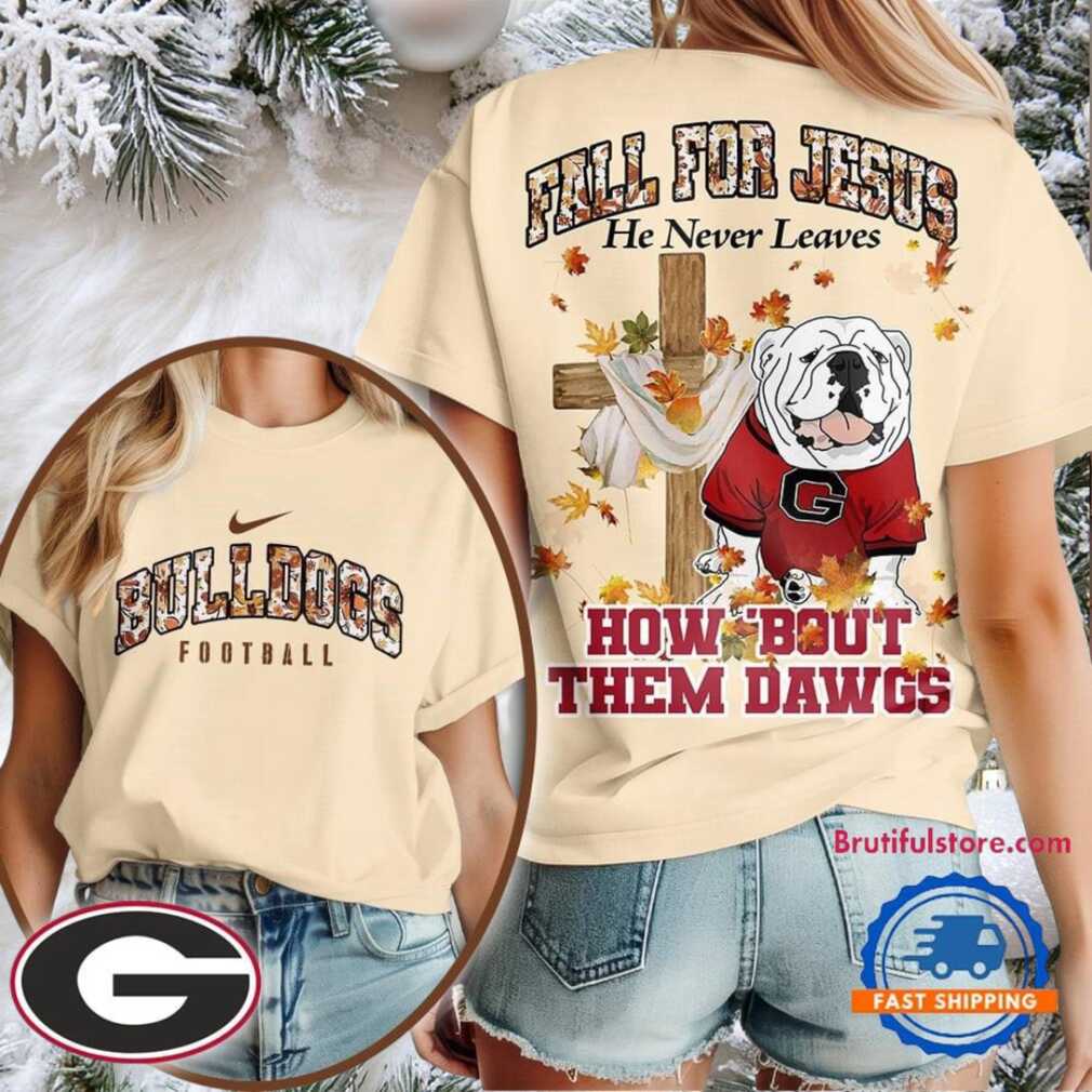 Georgia Bulldogs 2025 NCAA Season Fall For Jesus Unisex 3D Shirt Georgia Bulldogs 2025 NCAA Season Fall For Jesus Unisex 3D Shirt