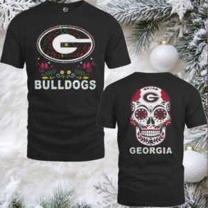 Georgia Bulldogs College Football Dia De Los Muertos T Shirt