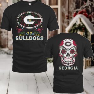 Georgia Bulldogs College Football Dia De Los Muertos T Shirt