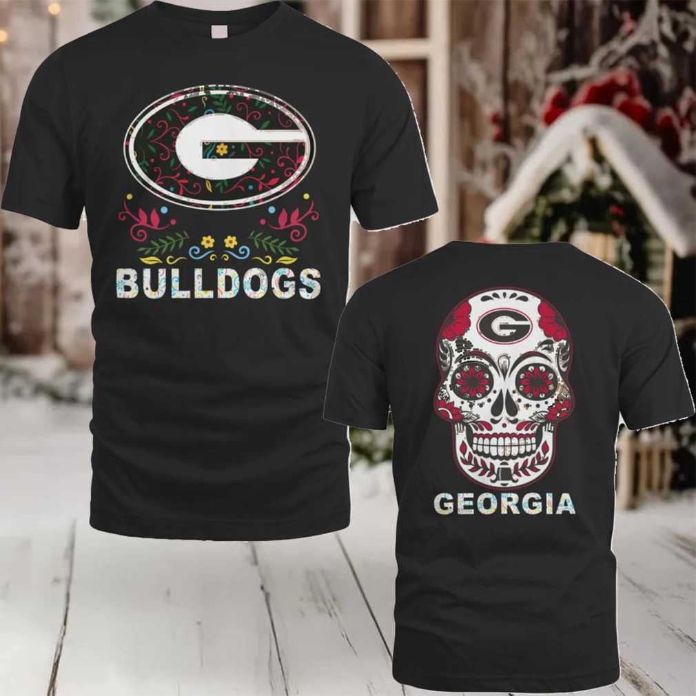 Georgia Bulldogs College Football Dia De Los Muertos T Shirt Georgia Bulldogs College Football Dia De Los Muertos T Shirt