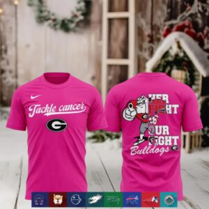Georgia Bulldogs Mascot Tackle Cancer Her Fight Our Fight shirt