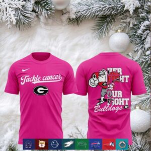 Georgia Bulldogs Mascot Tackle Cancer Her Fight Our Fight shirt