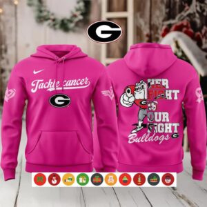 Georgia Bulldogs Tackle Cancer 2025 Hoodie Shirt