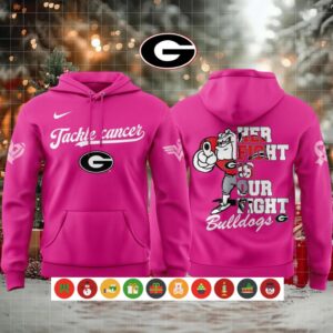 Georgia Bulldogs Tackle Cancer 2025 Hoodie Shirt
