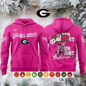Georgia Bulldogs Tackle Cancer 2025 Hoodie Shirt