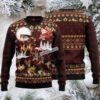 Drum Solo Santa Claus Music Ugly Christmas Sweater Most Drum Solo Santa Claus Music Ugly Christmas Sweater Most