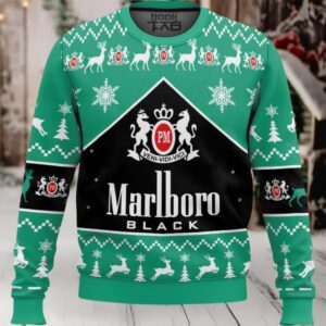 Marlboro Black Menthol Ugly Christmas Sweater
