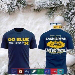 Go Blue Zach Bryan x Michigan Wolverines The Big House shirt