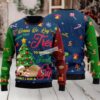 Bulldog Face Ugly Christmas Sweater Black Bulldog Face Ugly Christmas Sweater Black