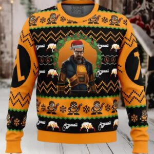Gordon Freeman Half Life Ugly Christmas Sweater