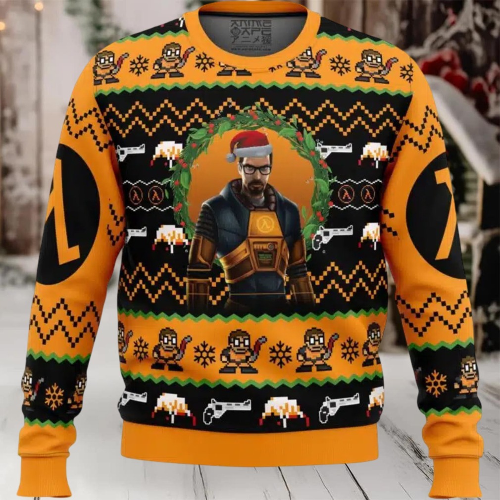 Gordon Freeman Half Life Ugly Christmas Sweater