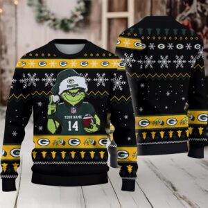 Green Bay Packers Custom Christmas Ugly Sweater