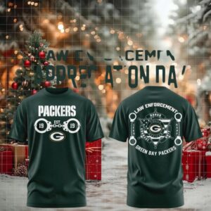 Green Bay Packers Law Enforcement 2025 Honor Duty Police Officer shirt