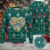 White and Red Heart Pattern Keystone Light Ugly Christmas Sweater White and Red Heart Pattern Keystone Light Ugly Christmas Sweater