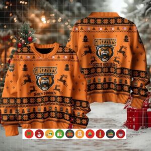 Grizzlys Wolfsburg 2024 Christmas Ugly Sweater