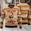 Dad Time For A Beer Ugly Christmas Sweaters Family