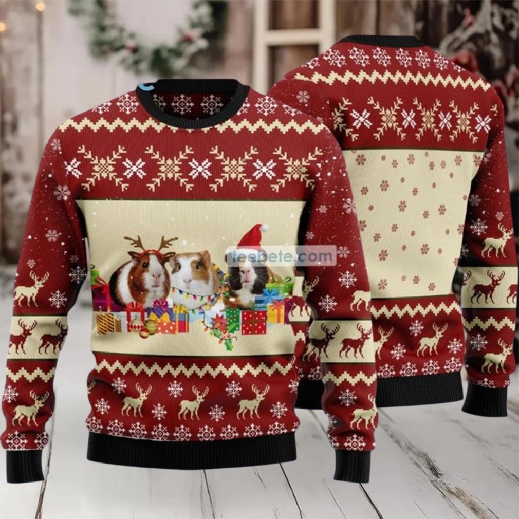 Guinea Pig Snow Ugly Christmas Sweater