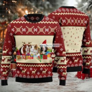 Guinea Pig Snow Ugly Christmas Sweater