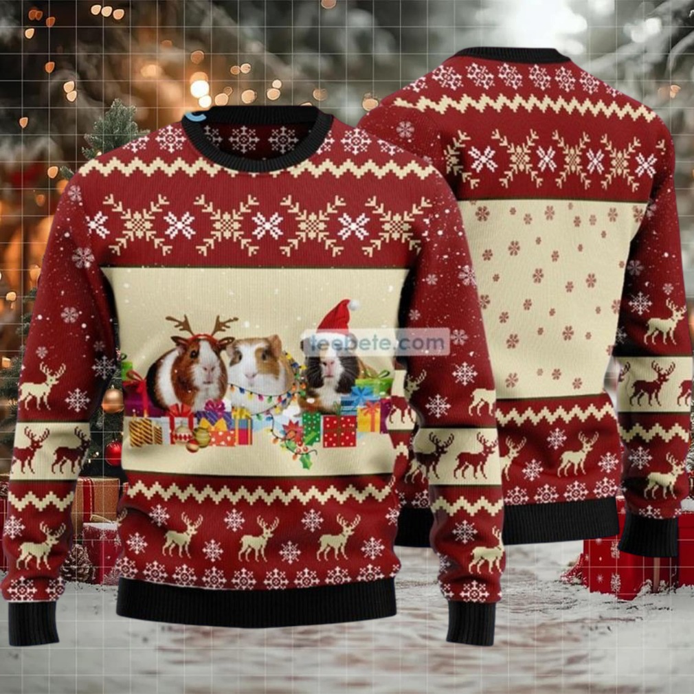 Guinea Pig Snow Ugly Christmas Sweater