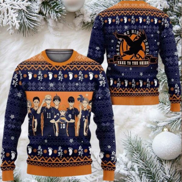 Haikyuu Anime Karasuno 14 Ugly Sweater