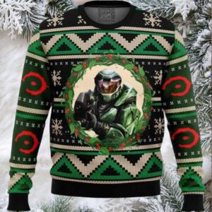 Halo Ugly Christmas Sweater