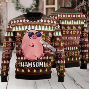 Hamsome Pig Body Fat Ugly Christmas Sweater Sweatshirt