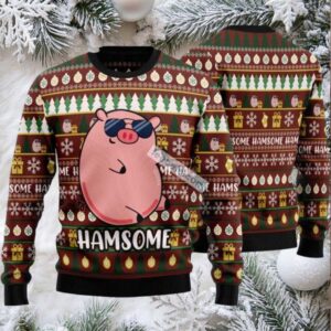 Hamsome Pig Body Fat Ugly Christmas Sweater Sweatshirt