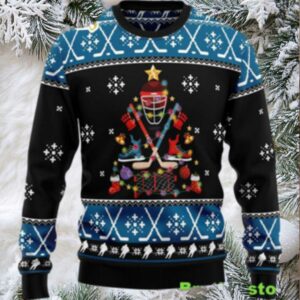 Happy Hockeyday Ugly Christmas Sweater Christmas Unisex Crewneck Sweater