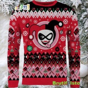 Harley Quinn Hey Christmas Puddin Christmas Sweater