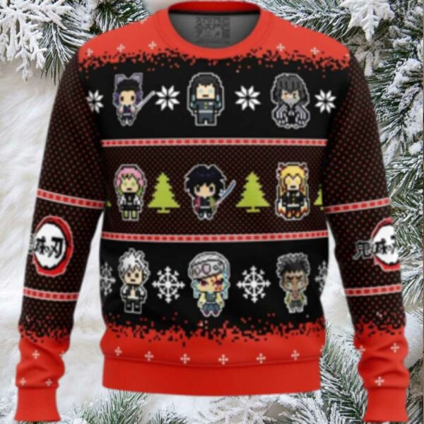 Hashira Demon Slayer Ugly Christmas Sweater