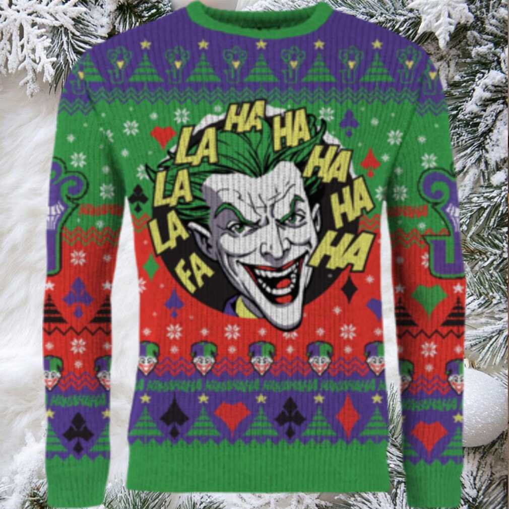 Have A Jolly Joker Christmas Ugly Christmas Sweater