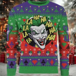Have A Jolly Joker Christmas Ugly Christmas Sweater