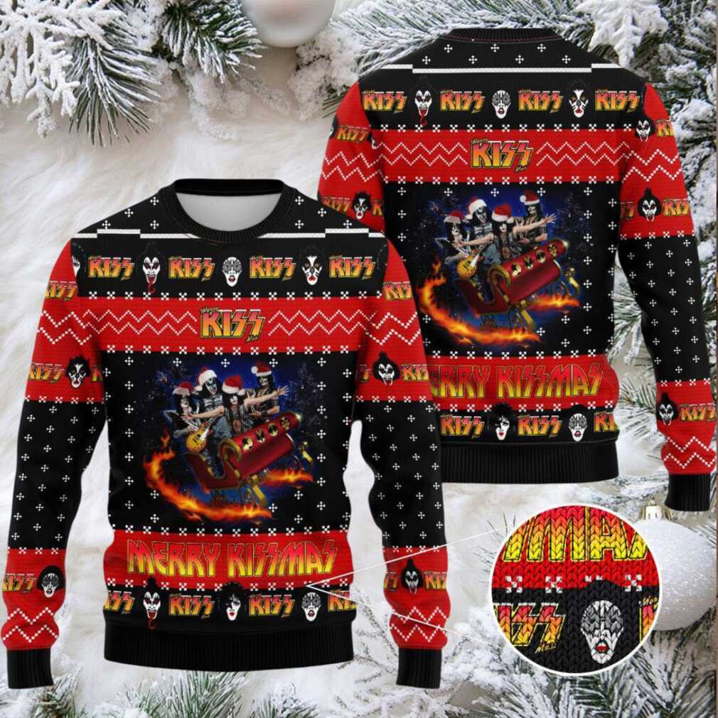 Have Yourself A Merry Little Kissmas Kiss Band 2025 Holiday Ugly Sweater Have Yourself A Merry Little Kissmas Kiss Band 2025 Holiday Ugly Sweater