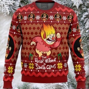Heat Miser The Year Without a Santa Claus Ugly Christmas Sweater