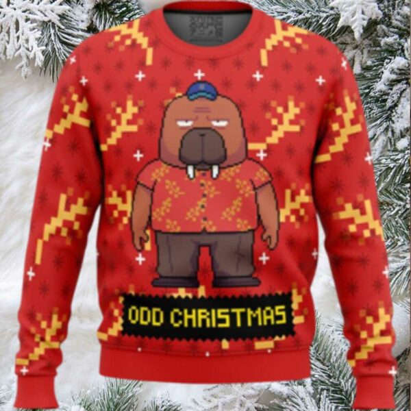 Hiroshi Odokawa Odd Taxi Ugly Christmas Sweater