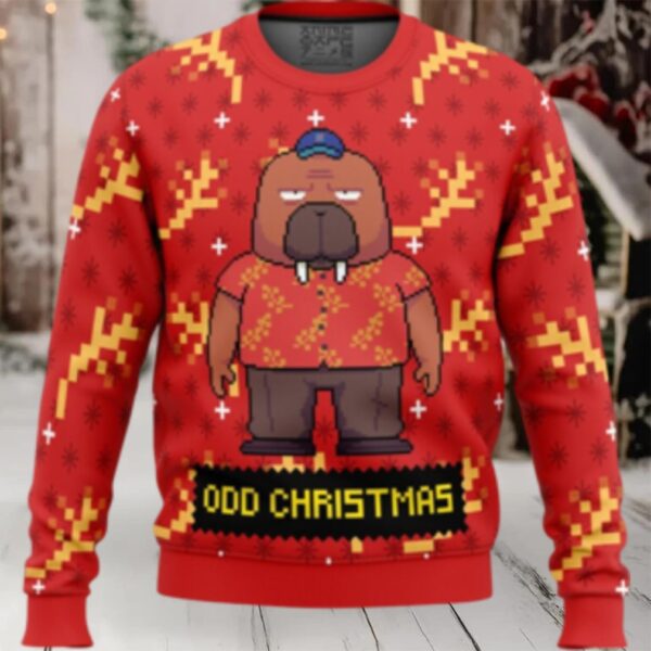 Hiroshi Odokawa Odd Taxi Ugly Christmas Sweater