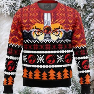 Ho Ho Hooo Holiday Thundercats Ugly Christmas Sweater