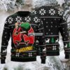 Santa Hat Home Alone On The Naughty List Ugly Christmas Sweater Most White Black Santa Hat Home Alone On The Naughty List Ugly Christmas Sweater Most White Black