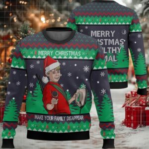 Home Alone Make Your Family Disappear Ugly Christmas Sweater