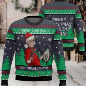 Home Alone Make Your Family Disappear Ugly Christmas Sweater